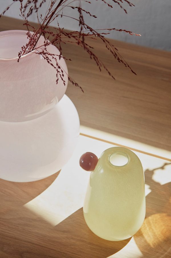 oyoy living lasi vaas - large - roze - Afbeelding 2