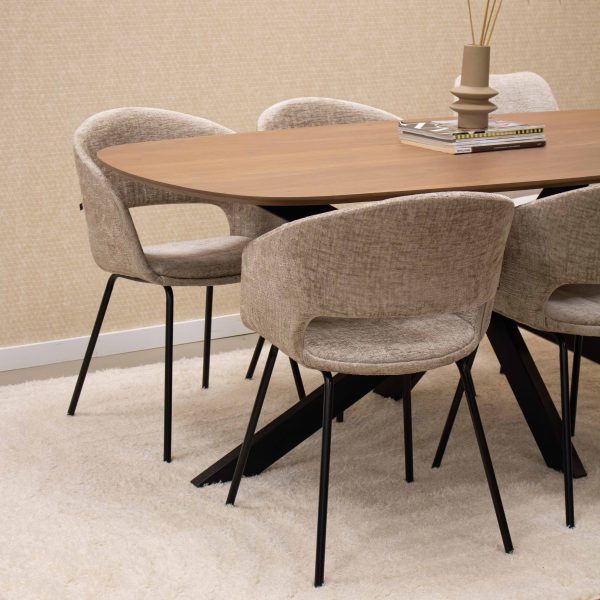 kick eetkamerstoel mette - beige - Afbeelding 2