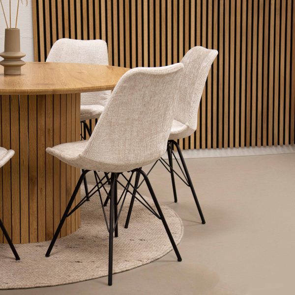 kick eetkamerstoel bren - beige - Afbeelding 2