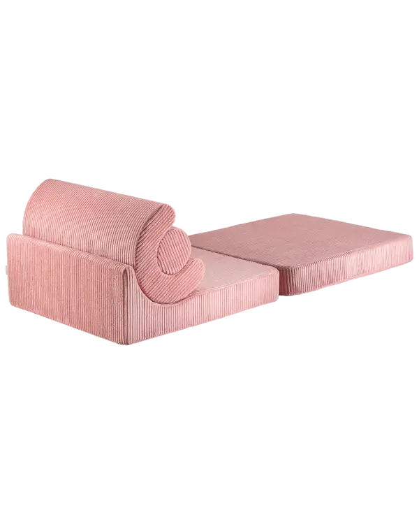 wigiwama flipster kinderstoel – pink mousse, roze stapelbare speelset, scandinavisch, bohemian interieur