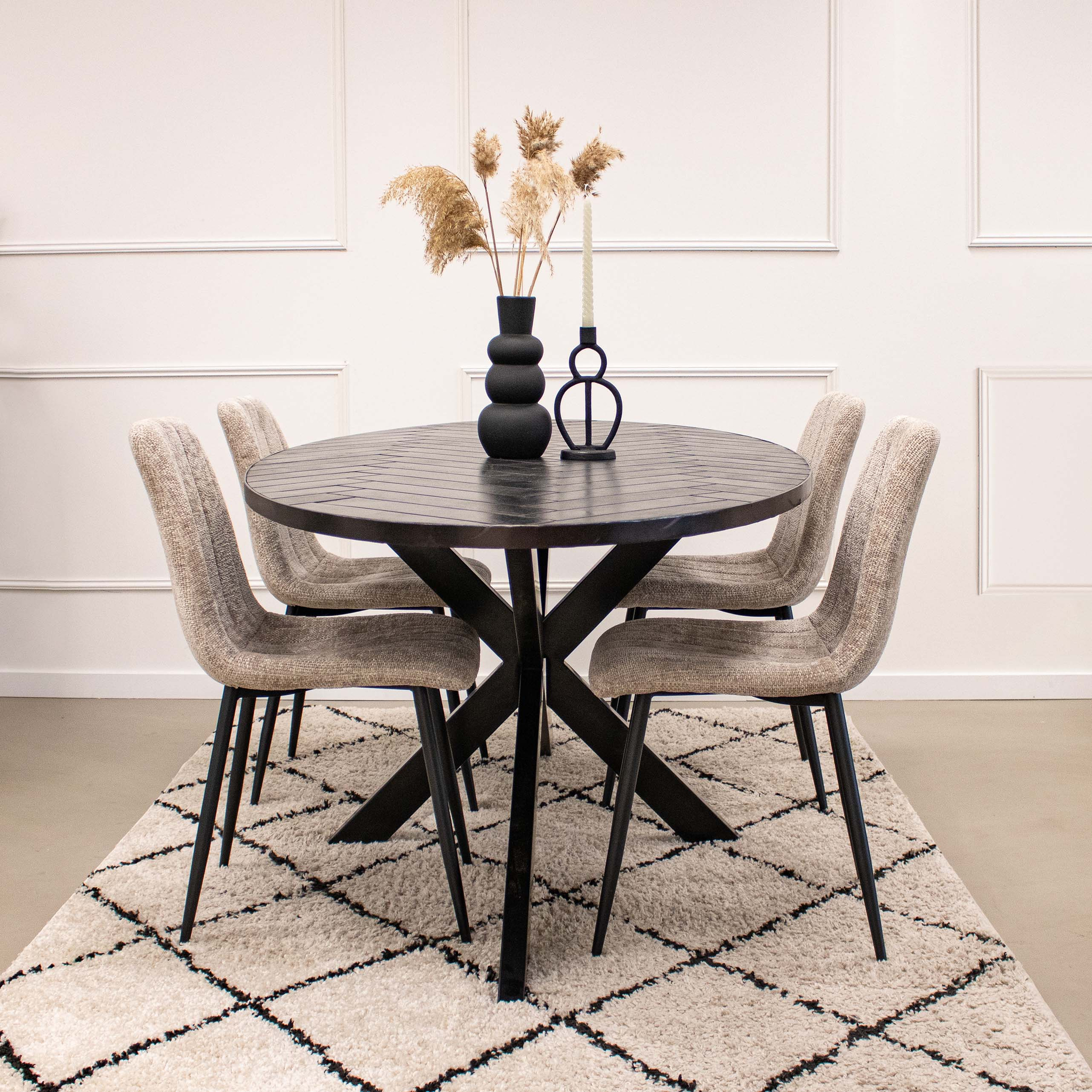 kick eetkamerstoel sem - donkergrijs - Afbeelding 12