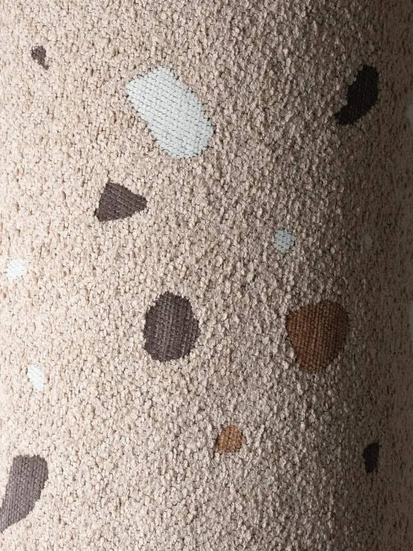 wigiwama terrazzo kussen - zand, sierkussen, vierkant, scandinavisch kindermeubilair