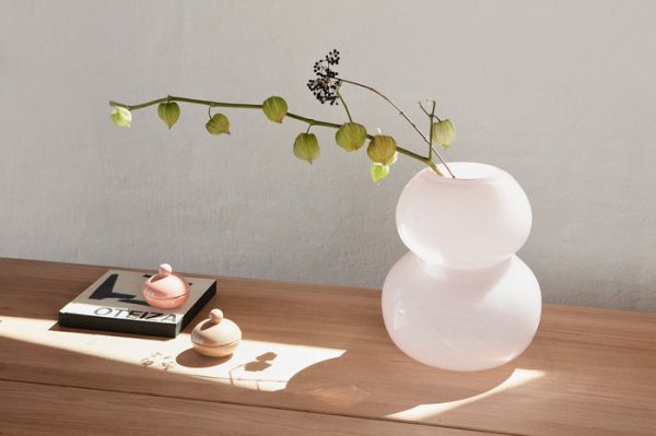 oyoy living lasi vaas - large - roze - Afbeelding 4