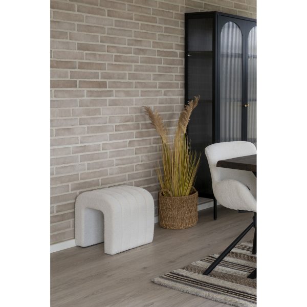 house nordic colma poef - bouclé - wit - Afbeelding 5