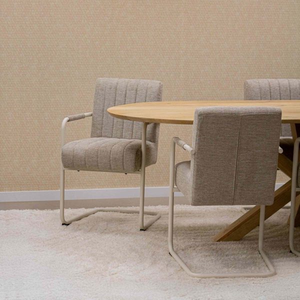 kick buisframe stoel isa - beige - Afbeelding 7