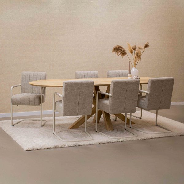 kick buisframe stoel isa - beige - Afbeelding 8