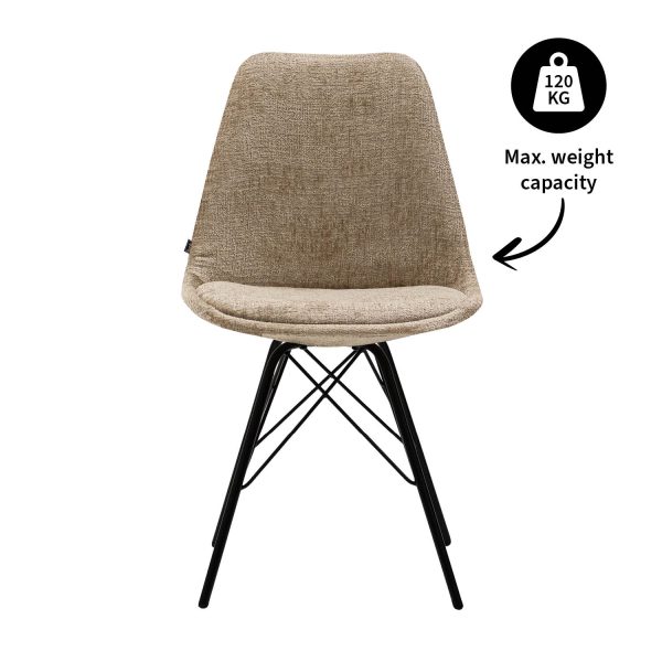 kick eetkamerstoel bren - beige - Afbeelding 8