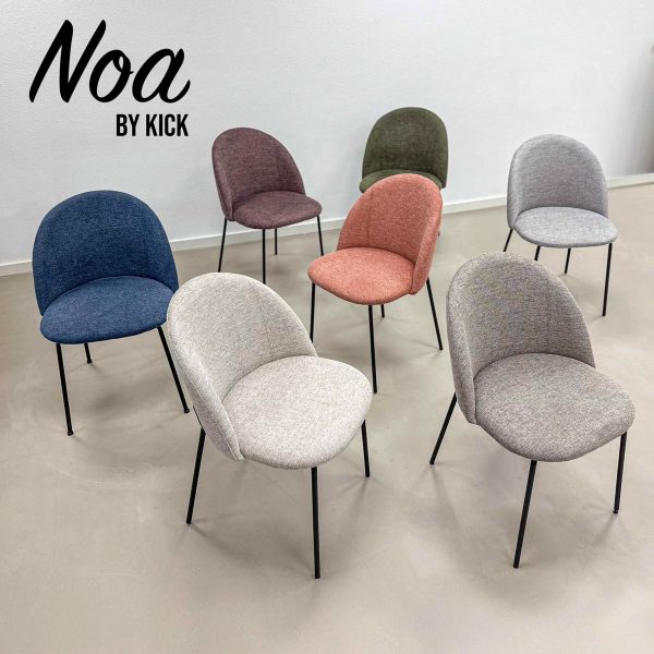 kick eetkamerstoel noa - grijs - Afbeelding 2