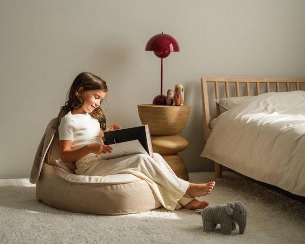 wigiwama bunny beanbag - dusty beige - Afbeelding 2