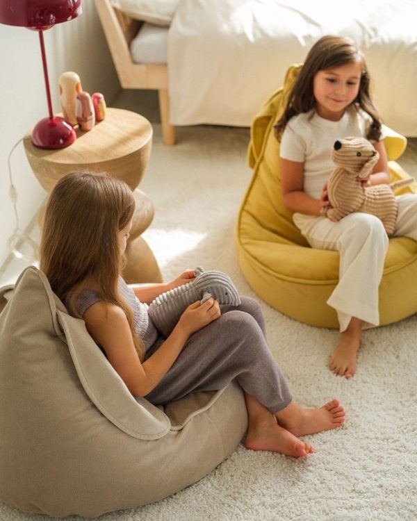 wigiwama bunny beanbag - salted caramel - Afbeelding 11