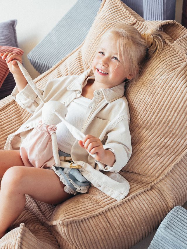 wigiwama beanbag chair - brown sugar - Afbeelding 12