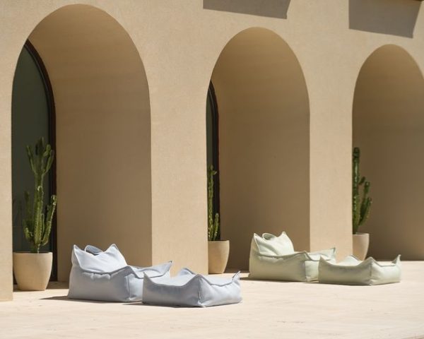 wigiwama outdoor zitzak - herba, beanbag chair groen, groene scandinavische zitzak voor buiten