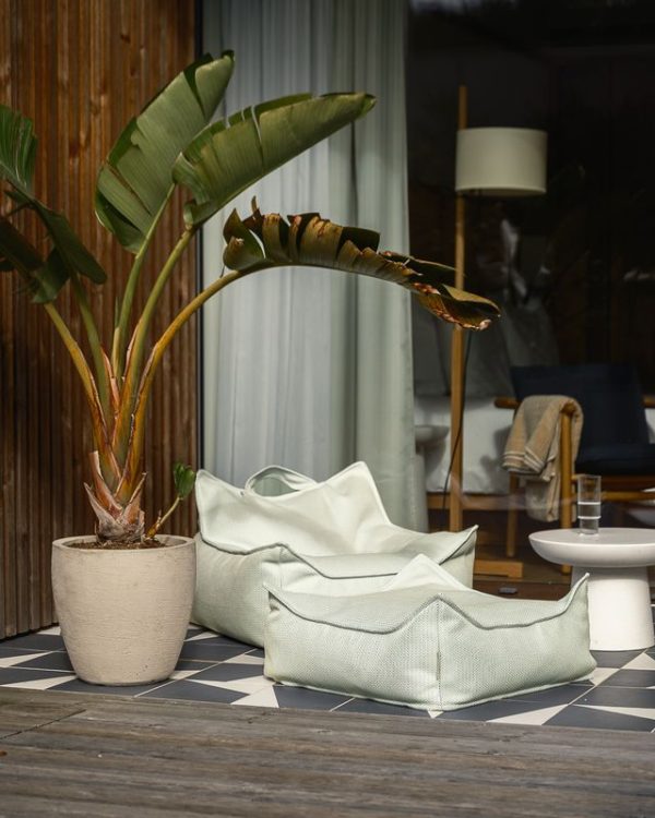 wigiwama outdoor zitzak - herba, beanbag chair groen, groene scandinavische zitzak voor buiten