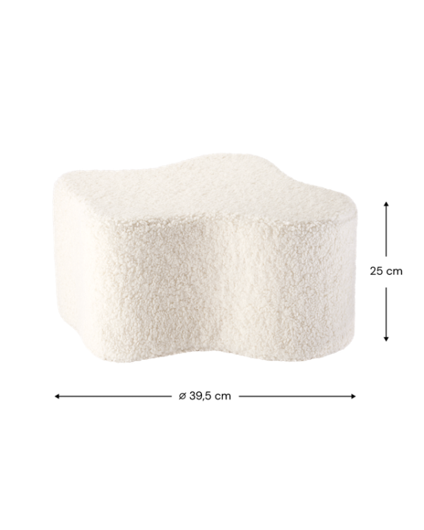 wigiwama cloud poef - crème - Afbeelding 4