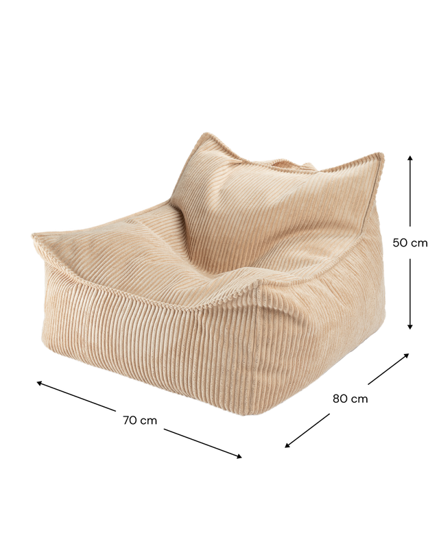 wigiwama beanbag chair - brown sugar - Afbeelding 4