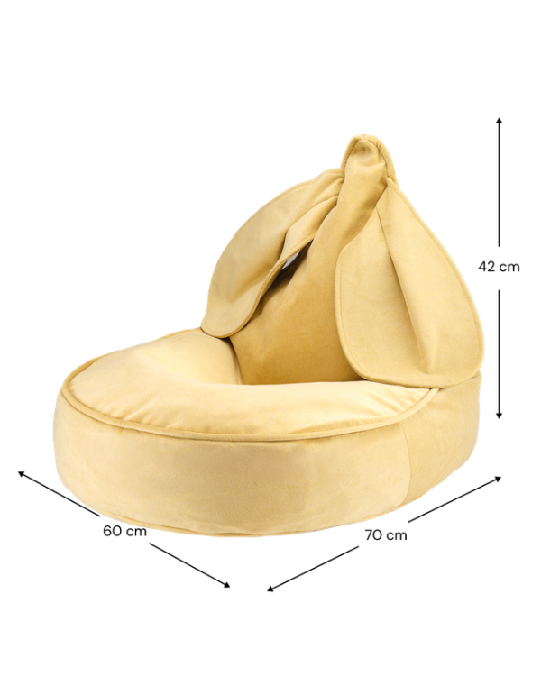 wigiwama bunny beanbag - salted caramel - Afbeelding 4
