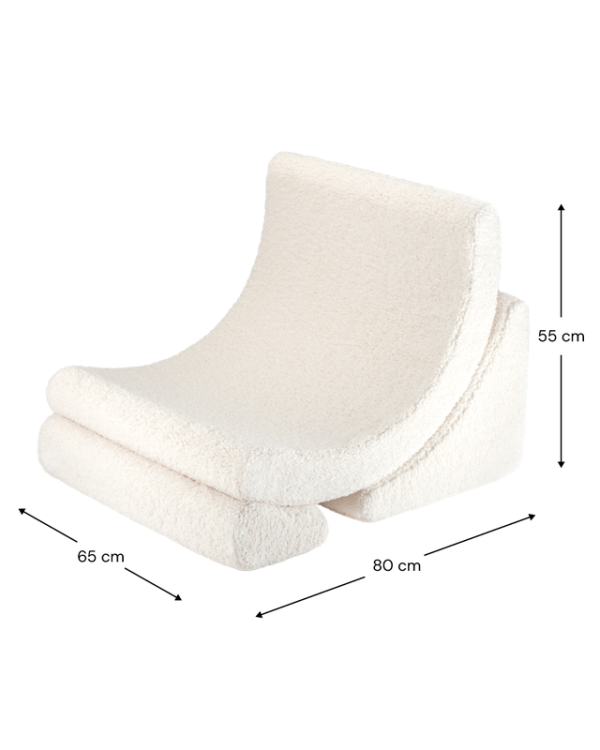 wigiwama moon fauteuil – crème - Afbeelding 5
