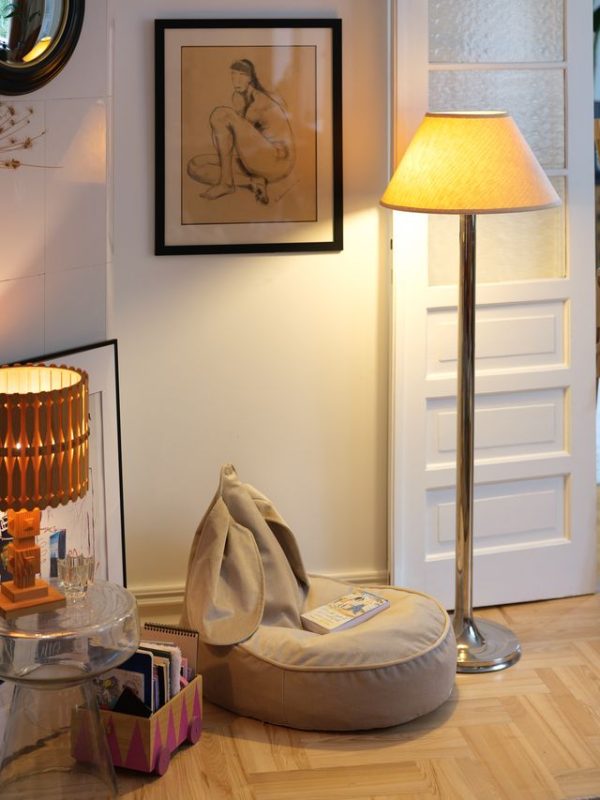 wigiwama bunny beanbag - dusty beige - Afbeelding 5