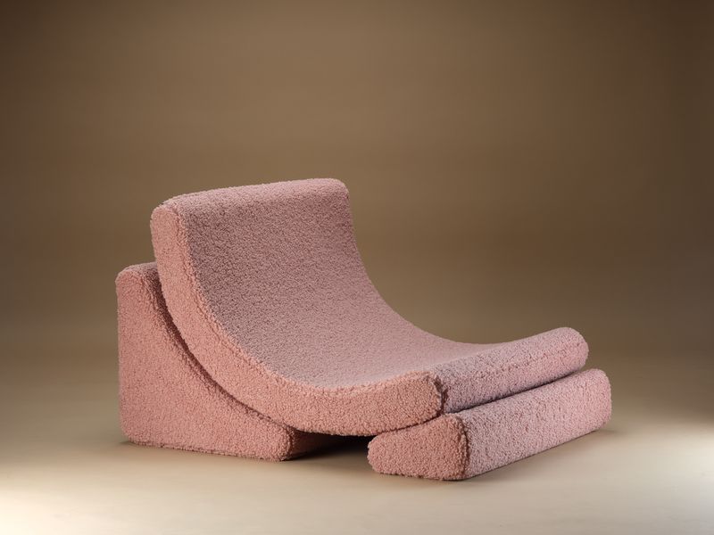 wigiwama moon stoel - roze - Afbeelding 6