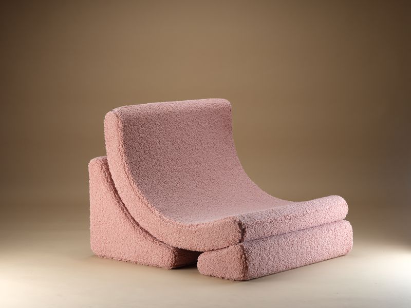 wigiwama moon stoel - roze - Afbeelding 7