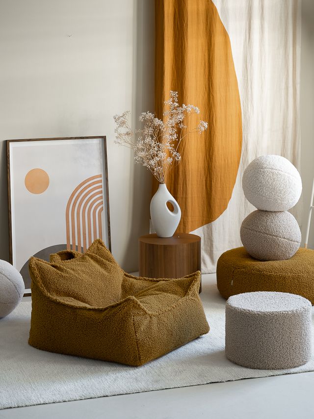 wigiwama zitzak - oker - Afbeelding 7