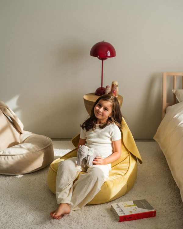 wigiwama bunny beanbag - salted caramel - Afbeelding 8