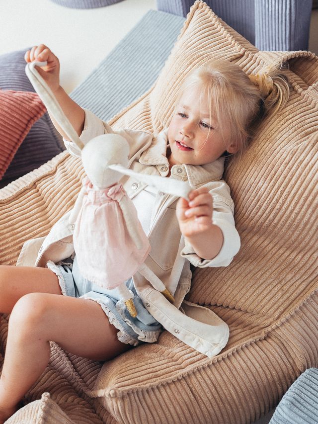 wigiwama beanbag chair - brown sugar - Afbeelding 9