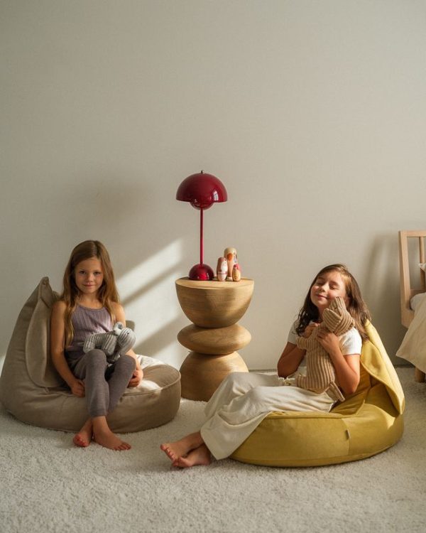 wigiwama bunny beanbag - salted caramel - Afbeelding 10