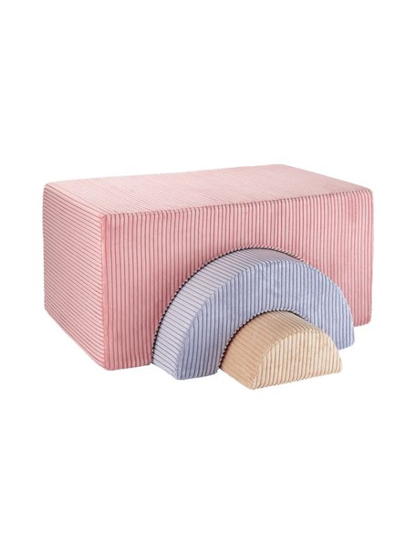 wigiwama regenboog speelset - pink mousse