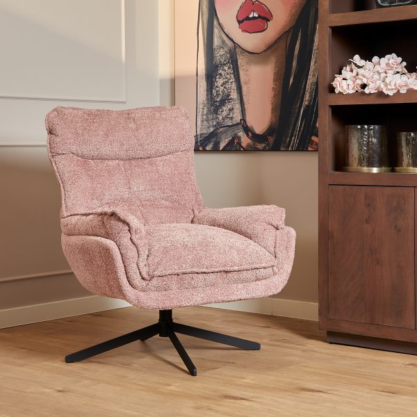 starfurn fauteuil vera - roze