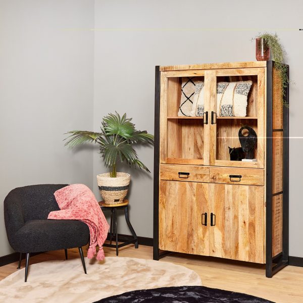 starfurn vitrinekast boaz - 115 cm - Afbeelding 2
