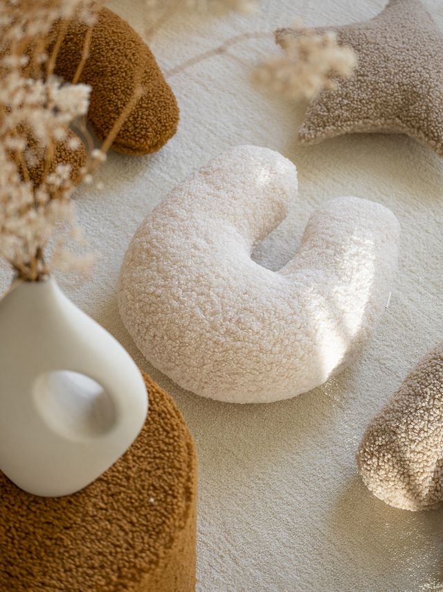 wigiwama u-kussen - crème - Afbeelding 2