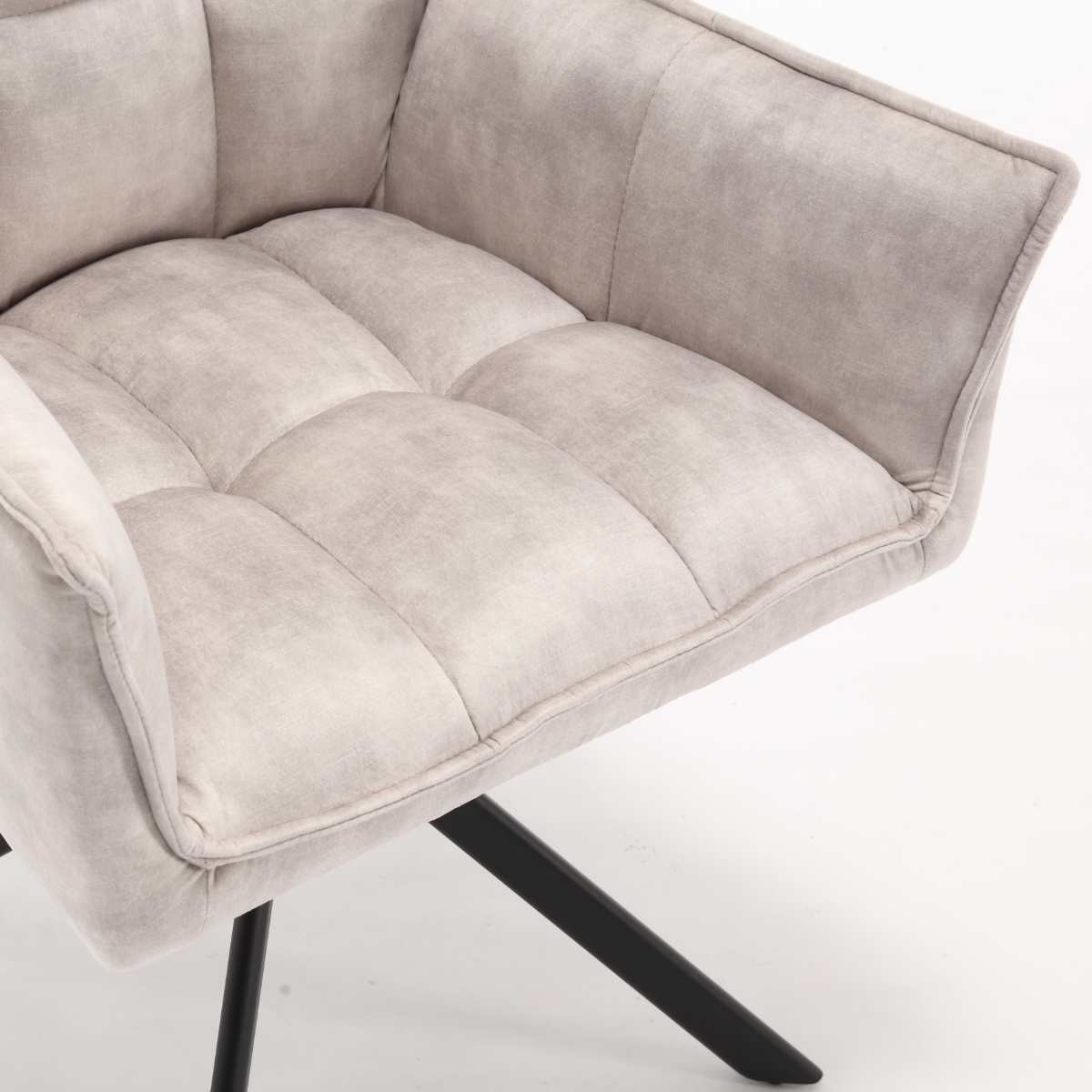 starfurn draaistoel dani - champagne - set van 2 - Afbeelding 12