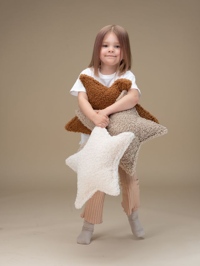 wigiwama ster kussen - crème - Afbeelding 15