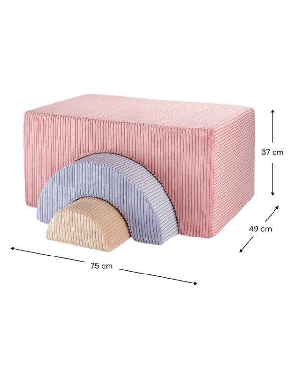 wigiwama regenboog speelset - pink mousse - Afbeelding 3