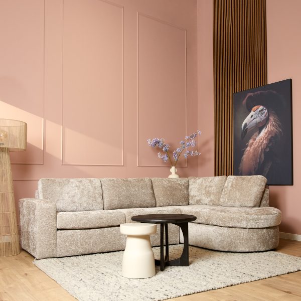 mysofa hoekbank alma - beige - Afbeelding 3