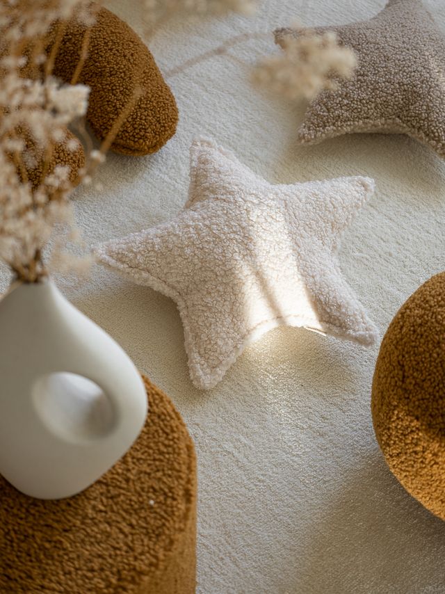 wigiwama ster kussen - crème - Afbeelding 3