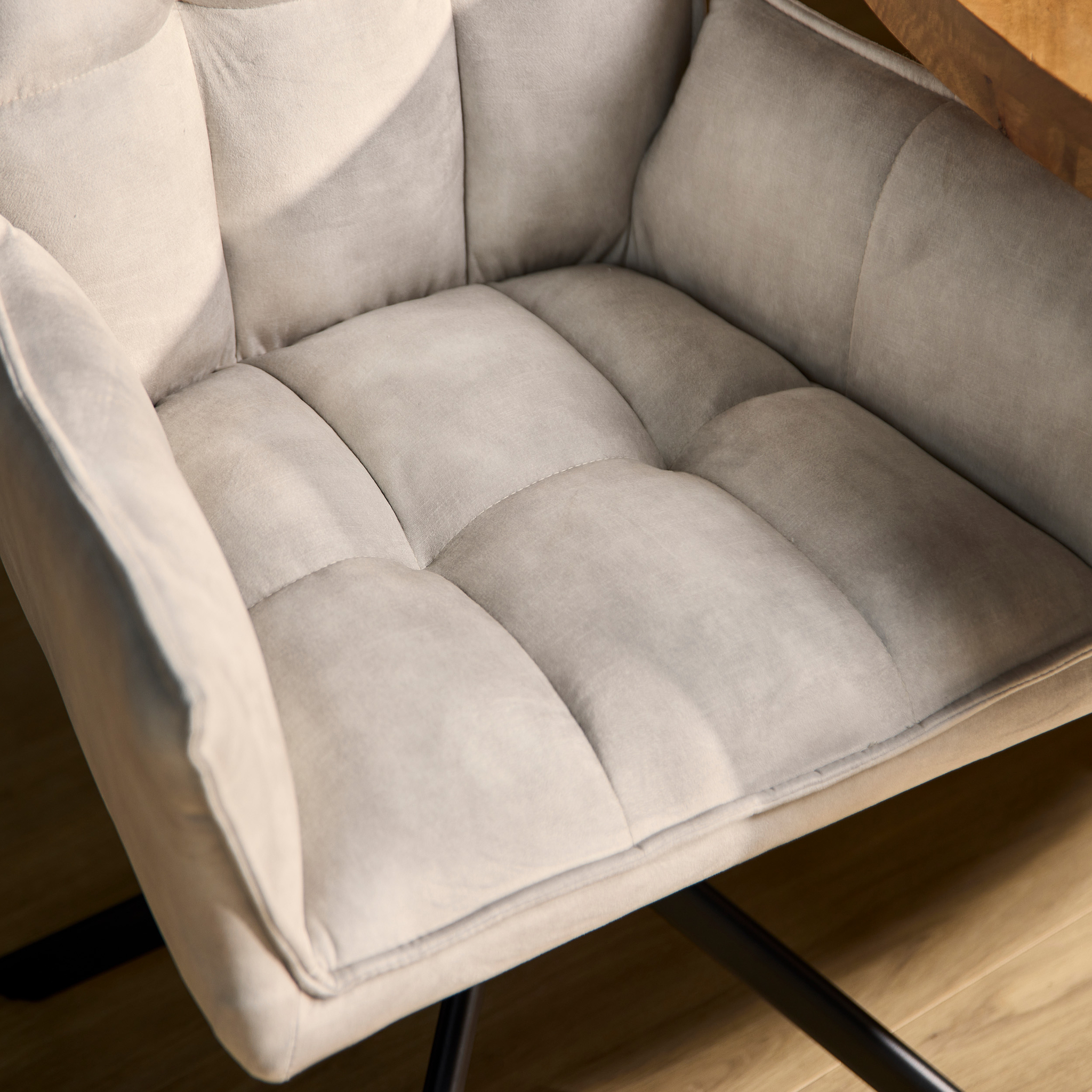 starfurn draaistoel dani - champagne - set van 2 - Afbeelding 4