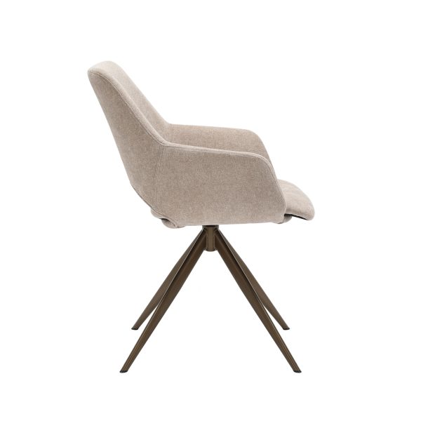 starfurn eetkamerstoel daisy - beige - Afbeelding 4