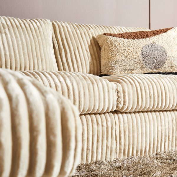 mysofa hoekbank teddy - ribstof - Afbeelding 4