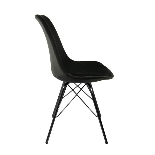 kick kuipstoel velvet - zwart - Afbeelding 5