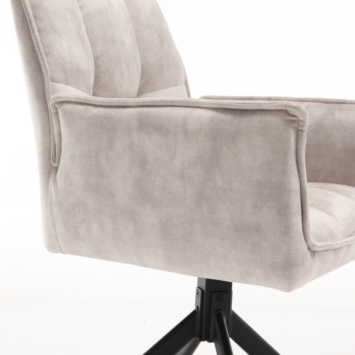 starfurn draaistoel dani - champagne - set van 2 - Afbeelding 6