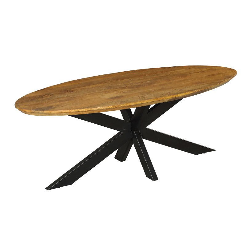 starfurn eettafel brandy - ovaal - 180 cm - Afbeelding 6