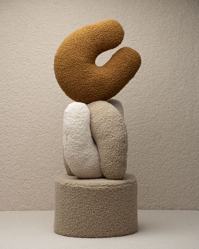 wigiwama u-kussen - crème - Afbeelding 7