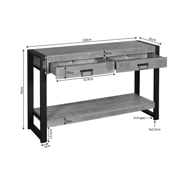 starfurn sidetable boaz - 120cm - Afbeelding 7