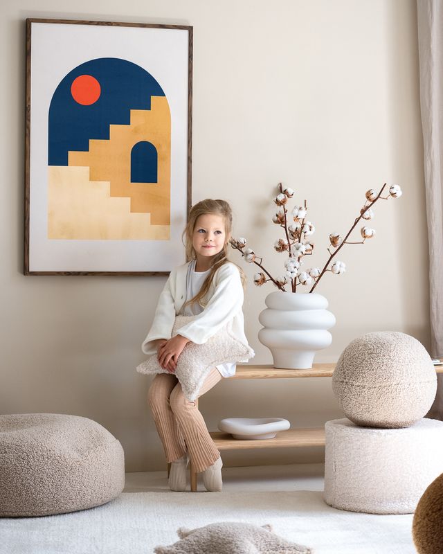 wigiwama ster kussen - crème - Afbeelding 10