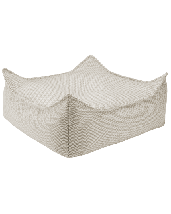 wigiwama ottoman outdoor - terra - square - zitzak - poef - vierkant - kids collectie - kindvriendelijke poef