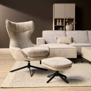 starfurn fauteuil olivia - taupe