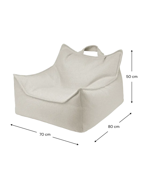wigiwama outdoor set - zitzak & ottoman - terra - 10% korting - scandinavisch design