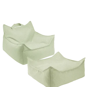 wigiwama outdoor set – zitzak & ottoman – herba - 10% korting - scandinavisch - bohemian - botanisch